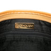 Saint Laurent Leather Trimmed Coated Canvas Clutch Secondhand