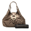 Bvlgari Metallic Leather Chandra Handbag Secondhand