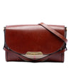Burberry Leather and House Check Canvas Bridle Abbott Crossbody Secondhand