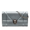 Dior Metallic Patent Microcannage Diorama Wallet on Chain Secondhand