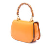 Gucci Small Calfskin Web Bamboo 1947 Top Handle Bag Secondhand