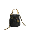 Secondhand Chanel CC Lambskin Vanity Top Handle With Chain