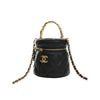 Secondhand Chanel CC Lambskin Vanity Top Handle With Chain