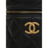 Secondhand Chanel CC Lambskin Vanity Top Handle With Chain