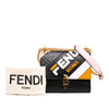Fendi Fila Mania Small Multicolor Zucca Embossed Leather Kan I Crossbody Secondhand