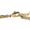 Dior Petit Gold Plated CD Star Charm Double Chain Bracelet Secondhand