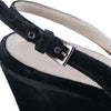 Secondhand Prada Vintage Black Velvet Wedge Slingback Sandals - '90s