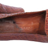 second hand Prada Vintage Brown Exotic Leather Loafers