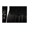 Secondhand Valentino Pleated Leather and Lace Dress