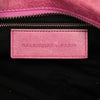 Balenciaga Lambskin and Satin Floral Print Motocross Giant 21 Brief Satchel Secondhand