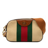 Gucci Canvas Web Camera Bag Secondhand