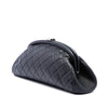 Chanel Quilted Caviar Timeless Kisslock Clutch Secondhand