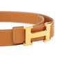 Hermès Box Calf Constance H Reversible Belt Secondhand