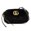 Gucci Small GG Marmont Matelasse Velvet Crossbody Secondhand
