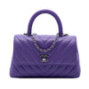 Chanel Mini Chevron Caviar Coco Top Handle Bag Secondhand