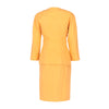 Chanel Orange Cotton Skirt Suit - '90s Second hand