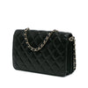 Chanel Quilted Crackled Patent Calfskin Pearl Wallet On Chain Secondhand