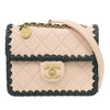 Chanel Mini CC Quilted Bicolor Calfskin Braided My Own Frame Flap Secondhand