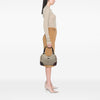 Gucci Guccissima Trimmed Canvas Colbert Shoulder Bag Secondhand
