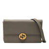 Gucci Dollar Calfskin Interlocking G Wallet on Chain Secondhand