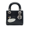 Dior Mini Deerskin Ceramic Effect Jeweled Swan Lady Dior Secondhand