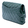 Chanel CC Quilted Patent Clutch With Chain Secondhand