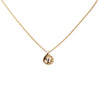 Dior Gold Plated CD Logo Water Drop Shape Pendant Necklace Secondhand
