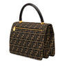 Fendi Zucca Canvas Flap Satchel Secondhand