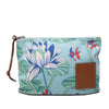 LOEWE Paulas Ibiza Canvas Waterlily Print Pouch Secondhand