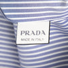 Prada Canvas Logo Stripe Shopper Tote Secondhand