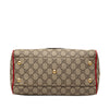 Gucci Limited Edition Small GG Supreme Kingsnake Heart Embroidered Satchel Secondhand