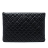 Secondhand Chanel Large Quilted Lambskin O Case Clutch