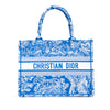 Dior Medium Canvas Embroidered Dioriviera Toile De Jouy Book Tote Secondhand