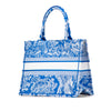 Dior Medium Canvas Embroidered Dioriviera Toile De Jouy Book Tote Secondhand