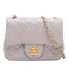 Chanel Mini Square Classic Lambskin Pearl Crush Single Flap Secondhand