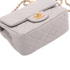 Chanel Mini Square Classic Lambskin Pearl Crush Single Flap Secondhand