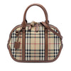 Burberry Small Haymarket Check Coated Canvas Orchard Bowling Bag Secondhand