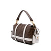 Fendi Zucca Glazed Fabric Cage Baguette Satchel Secondhand