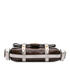 Fendi Zucca Glazed Fabric Cage Baguette Satchel Secondhand