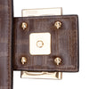 Fendi Zucca Glazed Fabric Cage Baguette Satchel Secondhand