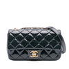 Chanel Paris-Salzburg Small Patent and Goatskin CC Eyelet Flap Secondhand