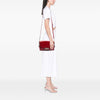 Burberry Leather and House Check Canvas Bridle Abbott Crossbody Secondhand