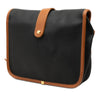 Saint Laurent Leather Trimmed Coated Canvas Crossbody Secondhand