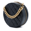 Chanel Glazed Calfskin Round As Earth Evening Bag Secondhand