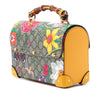 Gucci Small GG Supreme Flora Bamboo Padlock Satchel Secondhand
