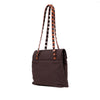 Ferragamo Nylon Grosgrain Vara Chain Tote Secondhand