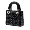Secondhand Dior Mini Velvet Cannage Strass Embellished Lady Dior