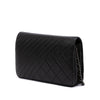 Secondhand Chanel Lambskin Coco Boy Wallet On Chain