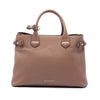 Burberry Medium Calfskin and House Check Banner Satchel Secondhand