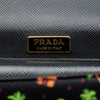 Prada Saffiano Palm Tree and Hut Print Flap Crossbody Secondhand